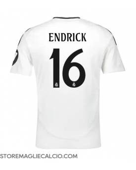 Real Madrid Endrick #16 Maglia Gara Casa Repliche 2024-25